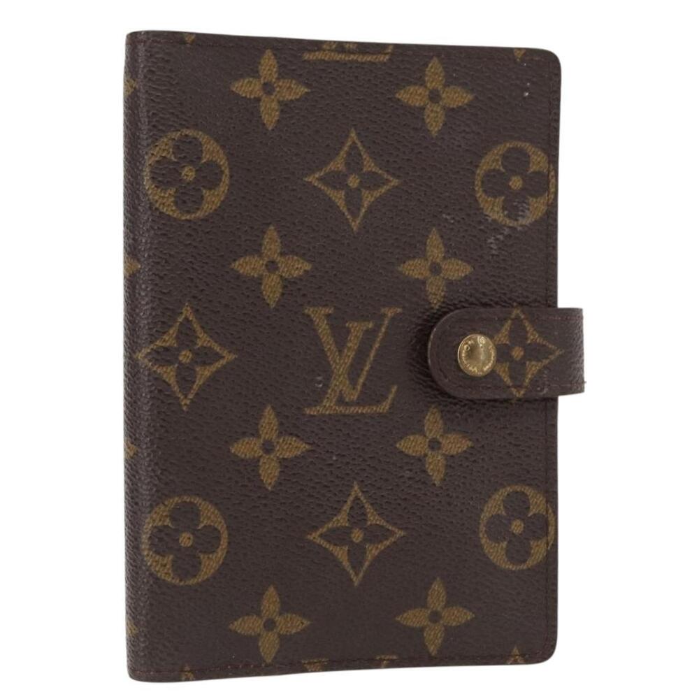 LOUIS VUITTON Monogram Agenda PM Day Planner Cover R20005 LV Auth BA7721